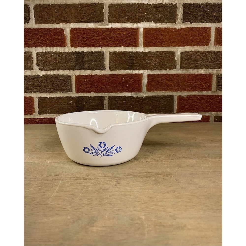 Vintage Corning Ware Blue Cornflower 2 1/2 Cup Sauce Pan P-89-B  USA Made No Lid